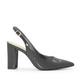 Slingback Verniz Preto Mariotta