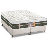 Conjunto Box-Colchão Castor Silver Star+Cama Queen 158x198