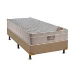 Cama Box Solteiro Colchao Molas Ortobom Superpocket Fort Airtech Spring Base Crc Suede Clean 88x188