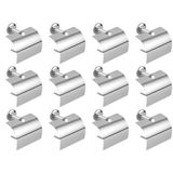 Kit 12 Suporte Papeleira Tampa Para Papel Higiênico Aço Inox