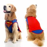 Colete para Cachorro Super Homem Simples - Liga Justiça P