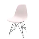 Cadeira Eames Eiffel Branca Empório Tiffany Base Preta