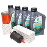 Kit Revisão 4 Litros Óleo 15W40 Semissintético + 1 Filtro de Óleo e 1 de Combustível Fiat Uno e Fiorino Motor Fire 2004 até 2013