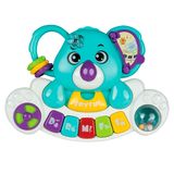 Teclado Infantil Para Bebês Coala Musical Buba 5 Teclas C/ Sons E Luz