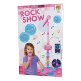 Microfone Infantil Pedestal Rock Show Meninas Toca Mp3