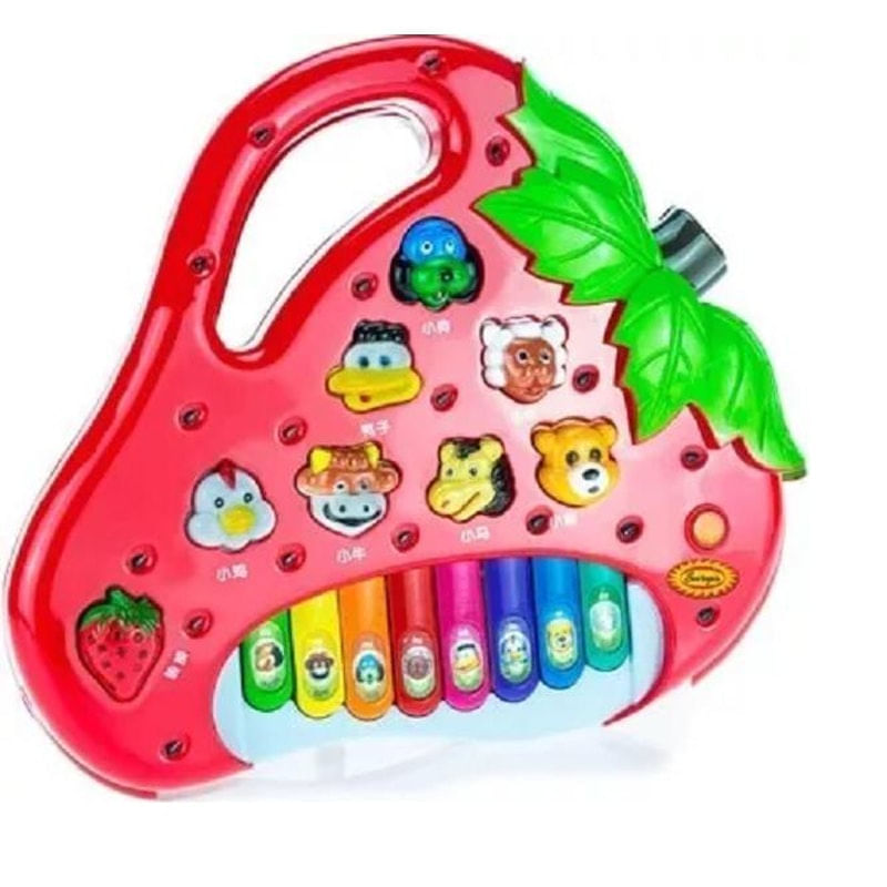 Teclado Musical Infantil Pianinho Musicas Bichos Moranguinho - Carrefour