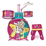 Bateria Infantil Da Barbie F00047 Fun Divirta-Se