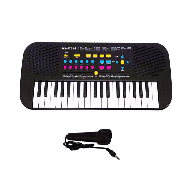 Teclado Eletronico Infantil C/ Microfone 37 Teclas 6 Musicas