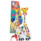 Brinquedo Infantil Guitarra Girafa Com Luz E Som Piano