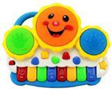 Teclado Piano Musical Bebê Brinquedo Infantil Divertido Drum