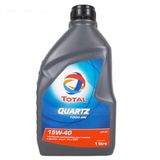 Óleo Lubrificante do Motor Total Quartz API SN 7000 15W40 Semissintético 1L