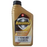 Óleo Lubrificante do Motor Texaco Havoline API SN 10W40 Semissintético com Tecnologia Escudo Protetor - 1L