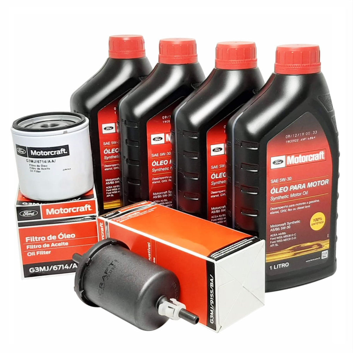 Kit Revisão 4 Litros de Óleo 5W30 Sintético + Filtro de Óleo e Combustível Ka 07 até 2013 Fiesta 02 até 2014 Ecosport 03 até 2012 Focus 07 até 2018 é ruim? Kit Revisão 4 Litros de Óleo 5W30 Sintético + Filtro de Óleo e Combustível Ka 07 até 2013 Fiesta 02 até 2014 Ecosport 03 até 2012 Focus 07 até 2018 é boa?