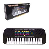 Teclado / Piano Musical Infantil Com Microfone