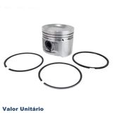 Pistão com Anéis de Segmento Medida STD Metal Leve Fiat Uno Premio Fiorino Motor Fiasa 1.3 Gasolina e 1.5 Álcool