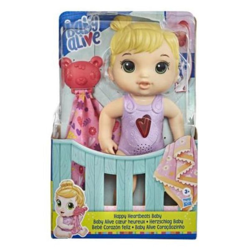 Boneca Baby Alive Bebe Coracaozinho Loira E6946 Hasbro Carrefour