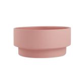 Cachepot Preto 10,5x23 - Rosa 10,5x23 Cm