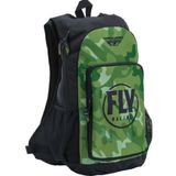 MOCHILA NOTEBOOK MOTOCROSS TRILHA FLY RACING JUMP VERDE CAMO