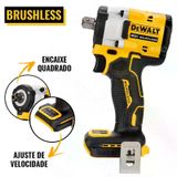 Chave De Impacto À Bateria 20,0v 1/2 Pol Brushless Sem Bateria Dcf922b-b3 Dewalt