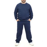 Conjunto Moletom Masculino Plus Size Blusa Calça Flanelado