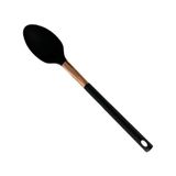 Colher Em Silicone Preto E Rose Gold - Casambiente Utsi113