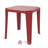 Mesa Quadrada Tramontina Tambau Basic em Polipropileno Vermelho Tramontina