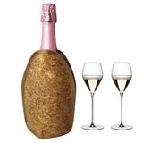 Cooler Térmico Bolsa Térmica Cortiça Com Gel Vinho Espumante