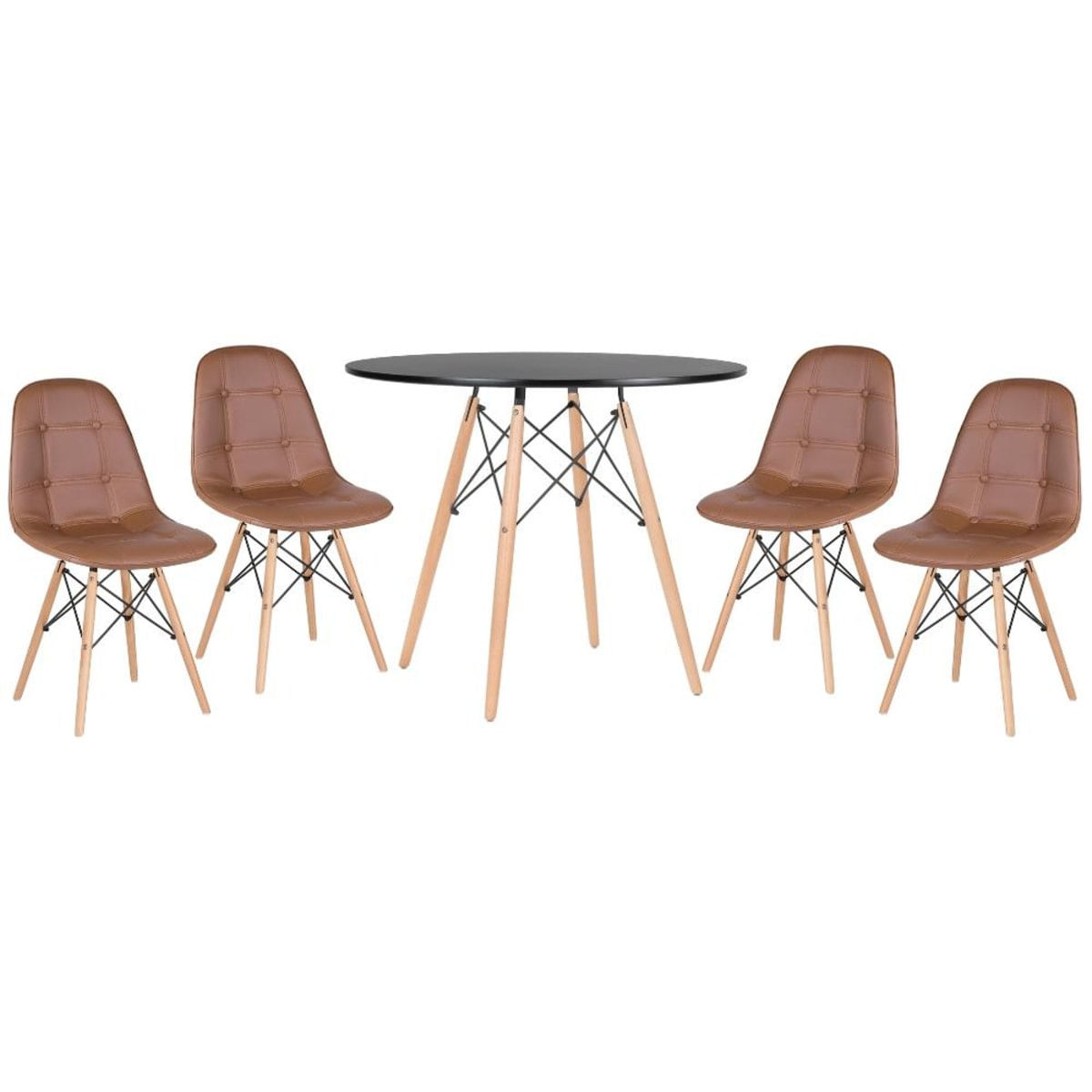 MV24865859_KIT---Mesa-Eames-Eiffel-90-cm-preto---4-cadeiras-estofadas-Botone-marrom_1_Zoom