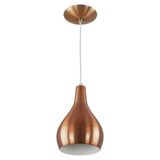 Pendente Nepal Drop Premium Gourmet Em Aluminio New Cobre