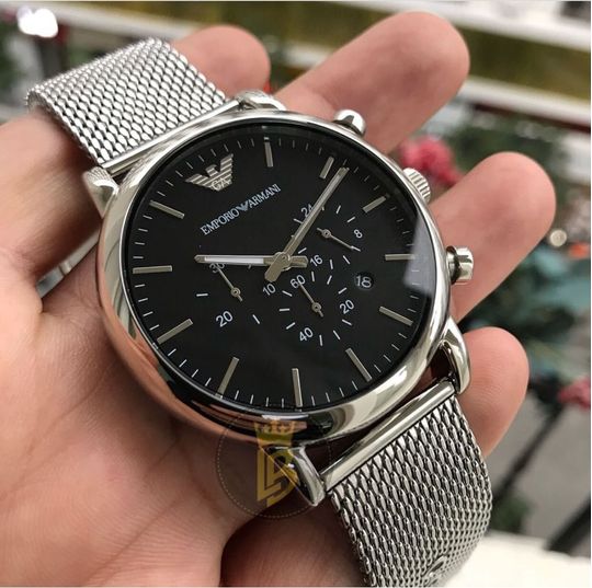 RELÓGIO MASCULINO EMPÓRIO ARMANI AR1808 PRATA - Carrefour