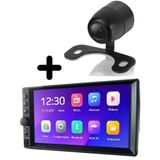 Central Multimidia 7 Pol. Mirror Link Gp350 Com Câmera De Ré