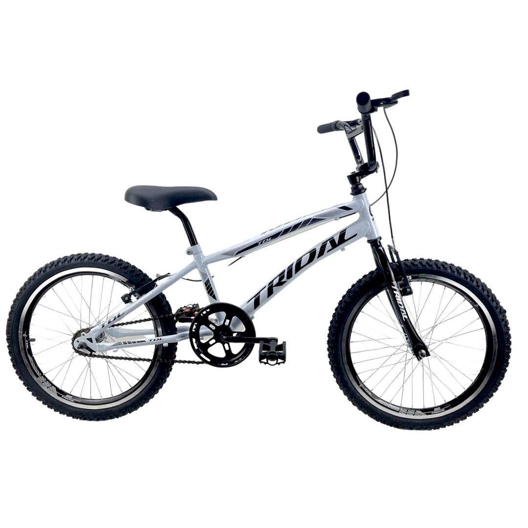 Bicicleta Aro 20 Infantil Cross Tridal Bike - Branco - 14