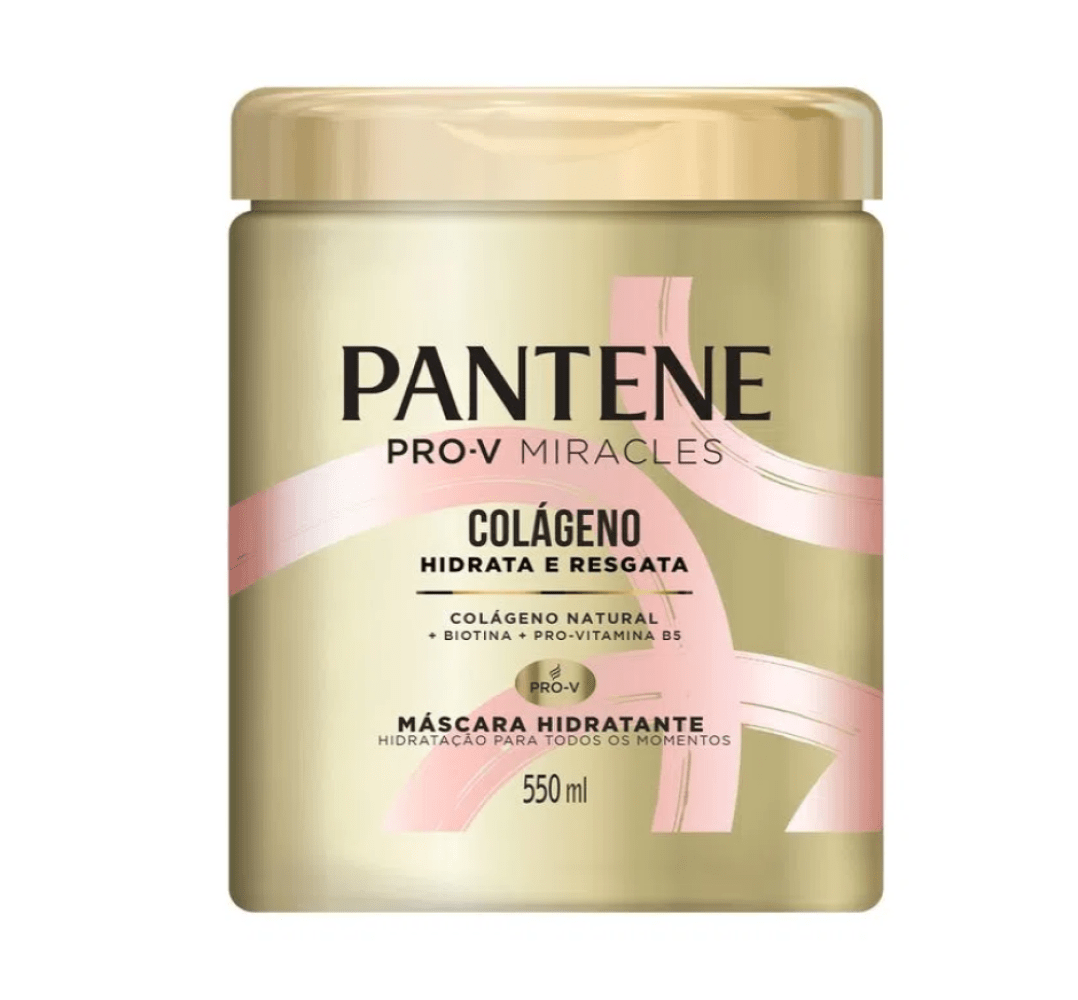 Máscara De Tratamento Pantene Colágeno 550ml