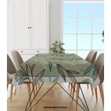 Toalha De Mesa Retangular 1.45m X 2.70m Wevans Verde Un