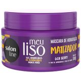 Máscara Capilar Matizadora Salon Line Meu Liso Loiro Matizado 300g