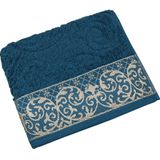 Toalha De Rosto Atlântica Imperial Enlace 50x80 Azul Marinho