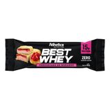 Best Whey Bar - 1 Unidade 62g Cheesecake De Morango Atlhetica Nutrition