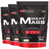 Kit 3x Hipercalórico Waxy Mass 3kg