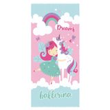 Toalha De Banho Infantil Estampada Lepper Rosa Un