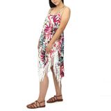 Vestido Feminino Indiano India Saida de Praia Bata Floral