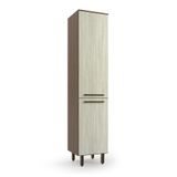 Paneleiro Evolution Plus Simples 2 Portas Tannat/legno Crema Batrol