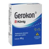 Suplemento Alimentar Knig Gerokon Para Cães E Gatos - 60 G