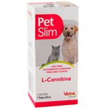 Suplemento Alimentar Vansil Pet Slim L-carnitina Para Cães E Gatos - 50 Ml