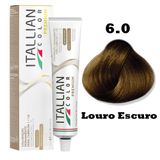 Tinta Para Cabelo Itallian Premium 60g Louro Escuro 6.0