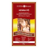 Tintura Em Pó Henna Surya Castanho Dourado 50g