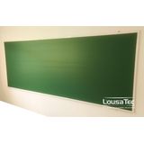 Quadro Escolar Verde Liso 250x120cm - Lousa Profissional - Moldura de Alumínio