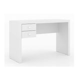 Mesa De Escritorio Me4165 C 2 Gavetas Branco Tecno Mobili