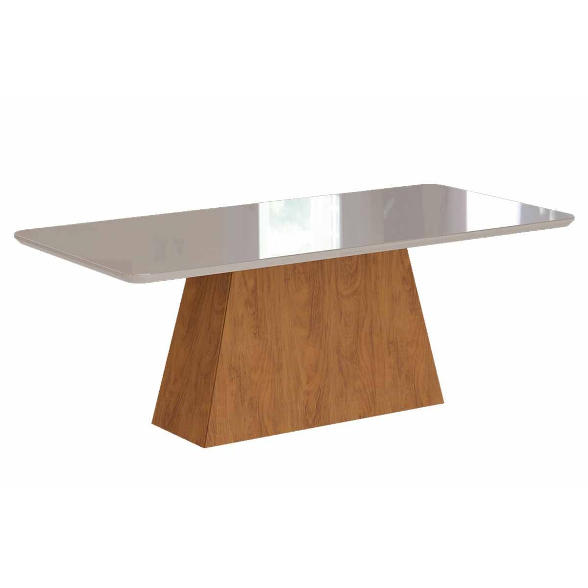 Mesa Cimol Helena Tampo MDF 210cm Savana/White