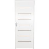 Kit Porta de Madeira Cristal Hdf Primer 2,10x0,82 Esquerda
