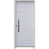 Porta de Madeira Milano Hdf Puxador Reto 2,10x0,82 Direita